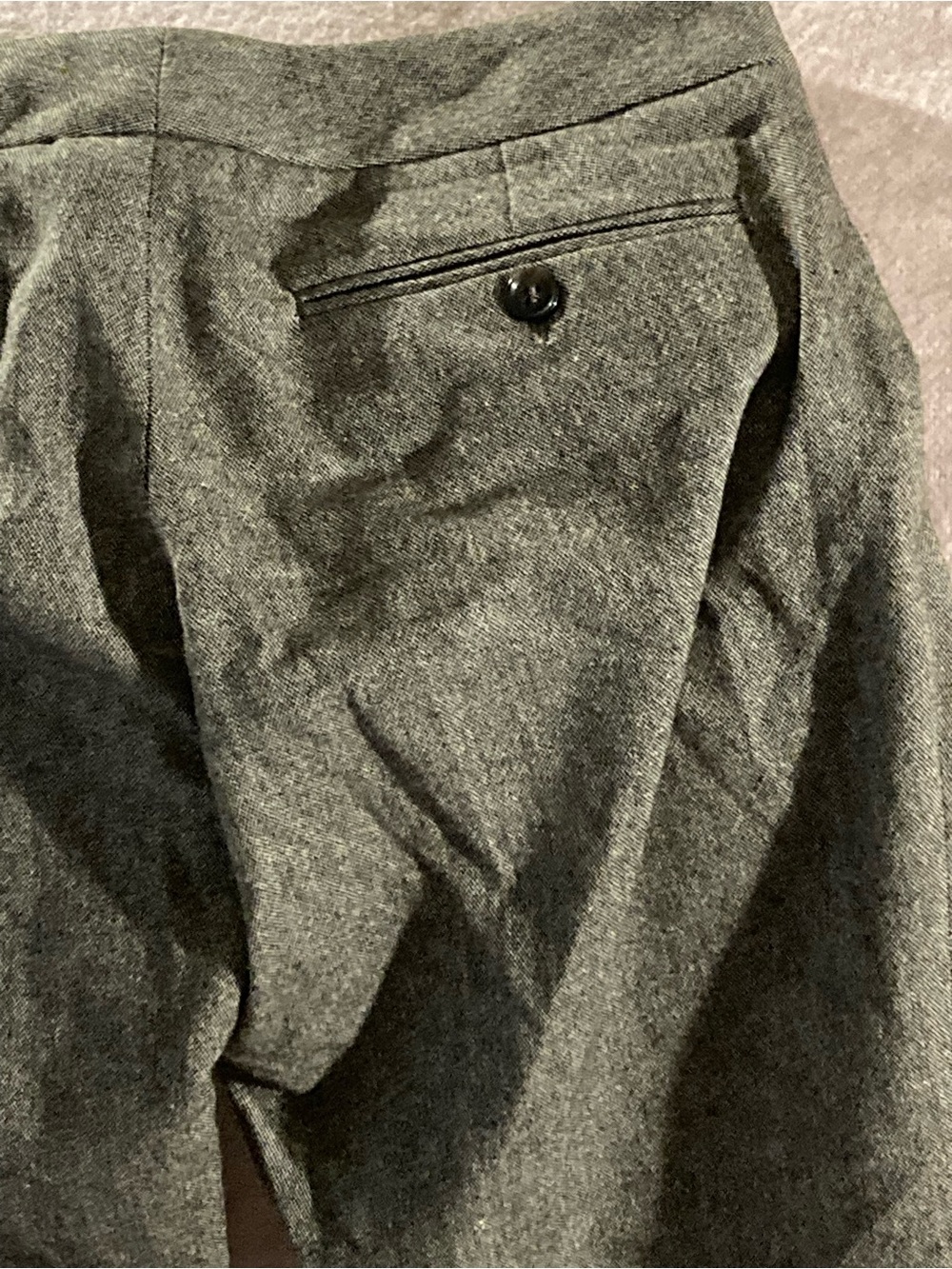 Dolce & Gabbana Men's Gray Wool Dress Trousers - Picture 7 of 9